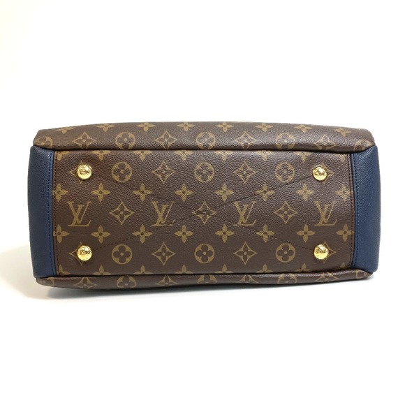 Louis Vuitton Monogram Pallas 2way Handbag Marine Brown X Navy - Picture 3 of 7